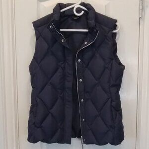 Brooks Brothers Black Quilted Vest